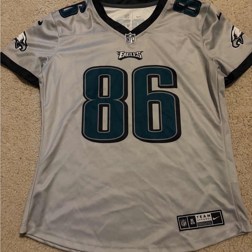 NFL Gray & Black Eagles Jersey